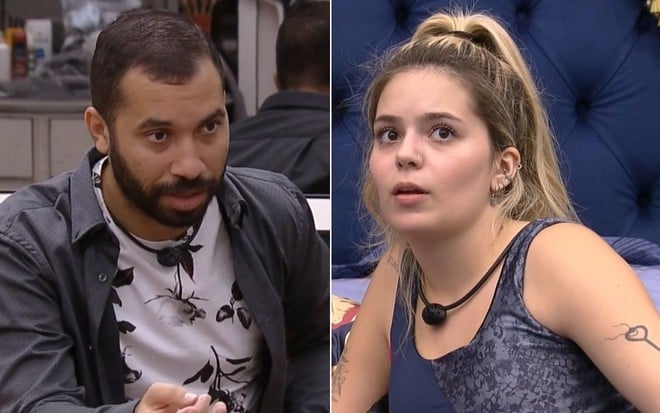 Montagem com Gilberto Nogueira e Viih Tube no BBB21