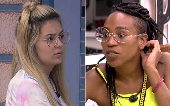 Montagem com Viih Tube e Karol Conká no BBB21