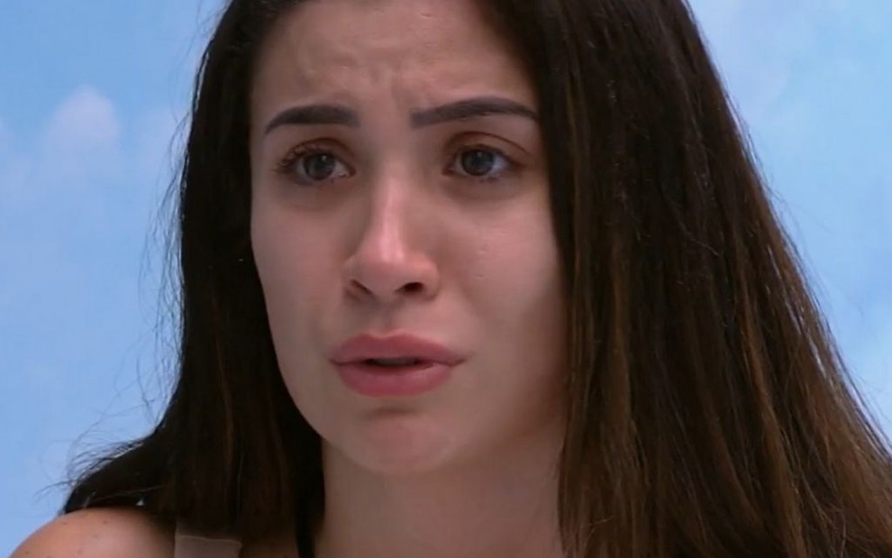 Bianca Andrade chora no quarto Céu do BBB20