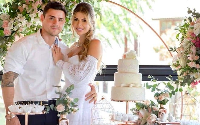 Bruno Lima e Cacau Colucci celebram casamento civil em 28 de março de 2021