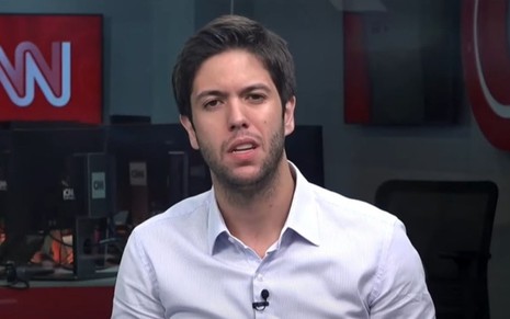 Caio Coppola durante o quadro Liberdade de Opinião, na CNN Brasil