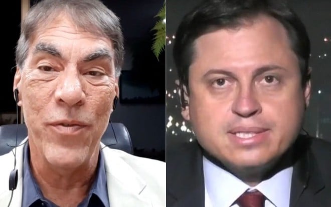 Montagem com os jornalistas Demétrio Magnoli e Gerson Camarotti no Em Pauta desta sexta (1º)