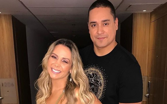 Carla Perez e Xanddy em foto publicada no Instagram em março de 2019