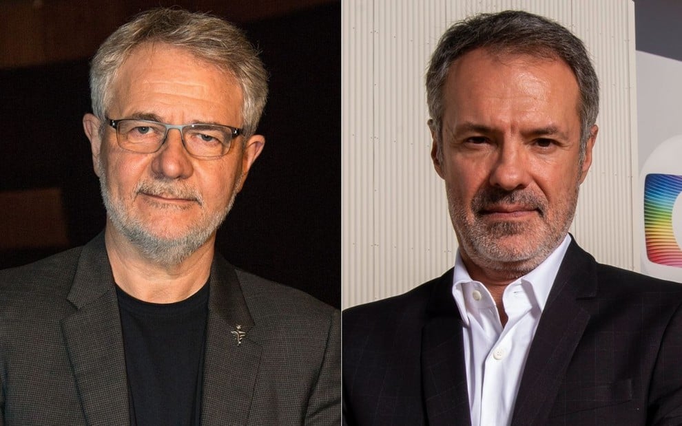 Carlos Henrique Schroder, que deixará a Globo em 2021, e Ricardo Waddington, que assumirá cargo na emissora