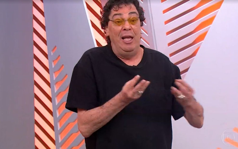 Walter Casagrande com expressão de indignado no Globo Esporte desta quarta (10)