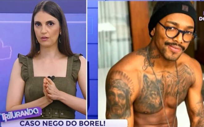 Chris Flores comenta sobre Nego do Borel no Triturando, do SBT