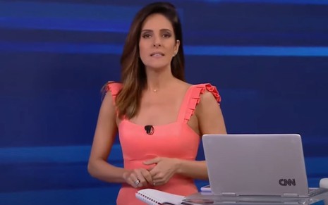 Monalisa Perrone na apresentação do Expresso CNN, na CNN Brasil