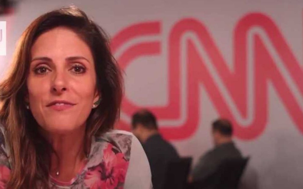 A jornalista Monalisa Perrone em vídeo divulgado pela CNN Brasil nas redes sociais