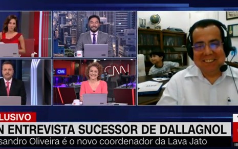 Alessandro Oliveira, novo coordenador da Lava Jato, em entrevista à CNN Brasil