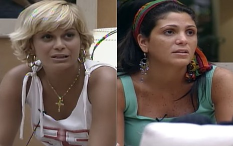 Cris Mota e Leka Begliomini no Big Brother Brasil 1