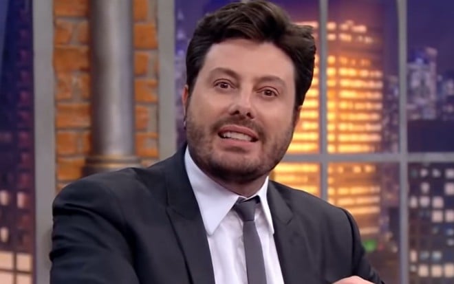 Imagem de Danilo Gentili no The Noite, do SBT