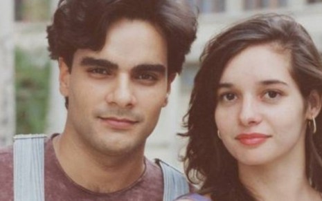 Guilherme de Pádua e Daniella Perez como Bira e Yasmin, seus personagens na novela De Corpo e Alma (1992)