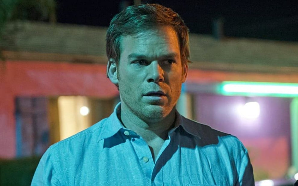Michael C Hall na oitava tempoarada da série da Showtime, Dexter