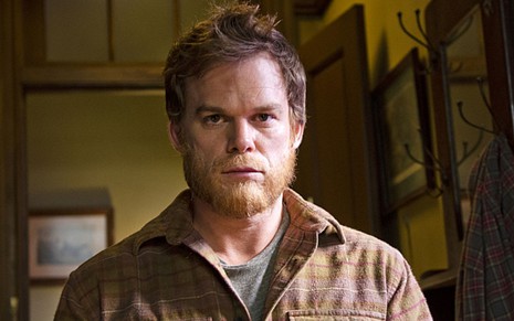 Michael C. Hall em cena do último episódios de Dexter (2006-2013)