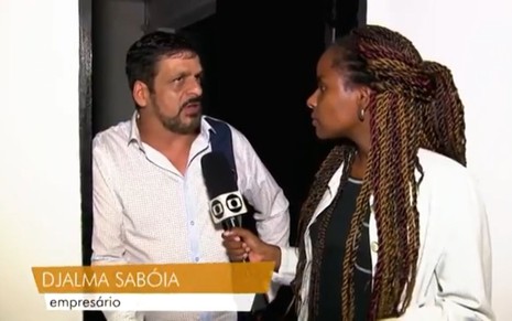 Djalma Sabóia em entrevista para Monique Evelle no Profissão Repórter, da Globo