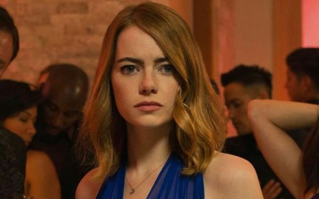 Emma Stone em cena do filme La La Land