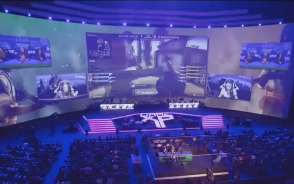Imagem retrata a edição de 2019 da Game XP, que ocorreu no Parque Olímpico, no Rio de Janeiro