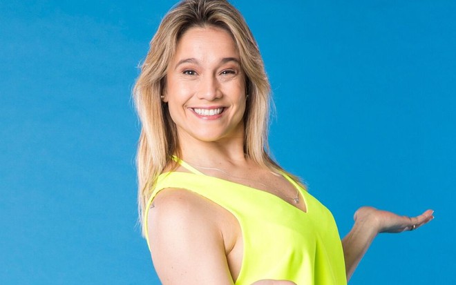 Fernanda Gentil em ensaio para o Se Joga, na Globo