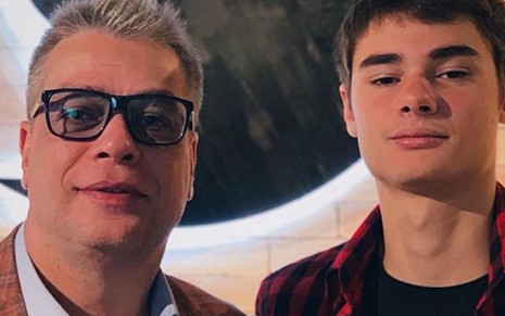 Fabio Assunção ao lado de seu filho, João, em foto publicada no Instagram
