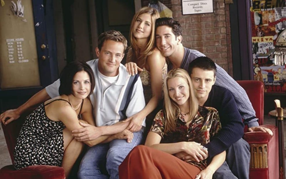 Foto promocional do elenco da série Friends (1994-2004)