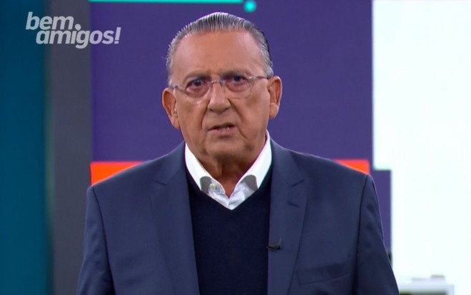 Imagem de Galvão Bueno no Bem, Amigos, do SporTV