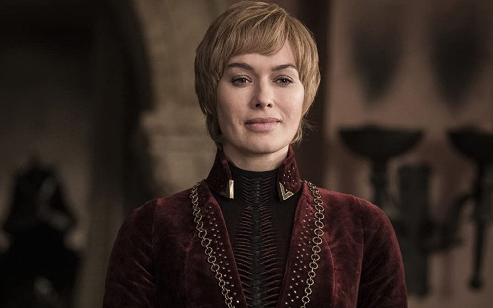Lena Headey como Cersei em cena do penúltimo episódio de Game of Thrones