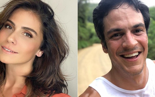 Montagem com imagens de Giovanna Antonelli e Mateus Solano