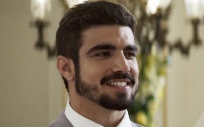 O ator Caio Castro como o personagem Rock na novela A Dona do Pedaço (2019), da Globo