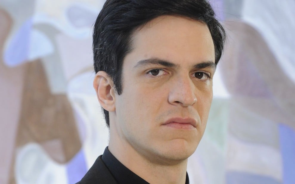 Mateus Solano caracterizado como o personagem Félix, vilão de Amor à Vida (2013)