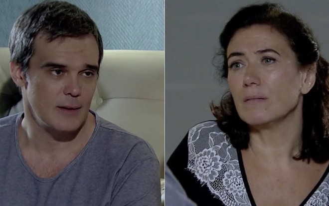 Os atores Dalton Vigh e Lilia Cabral, como René e Griselda em Fina Estampa