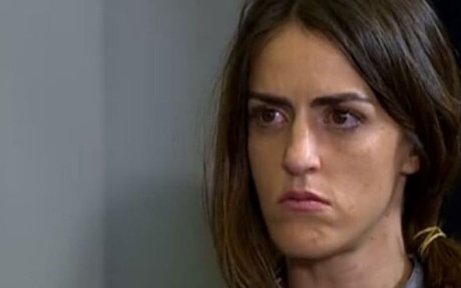 A atriz Luciana Paes como a personagem Fabrícia em cena da novela Fina Estampa, da Globo