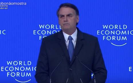 O presidente Jair Bolsonaro em vídeo do quadro do Fantástico Isso a Globo Não Mostra, exibido em 29 de dezembro