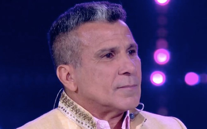 O ator Eri Johnson durante participação no Popstar, da Globo, em 2018