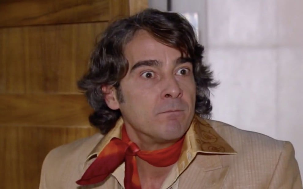 O ator Alexandre Borges como o personagem Jacque Leclair na novela da Globo Ti Ti Ti, atualmente exibida no Vale a Pena Ver de Novo