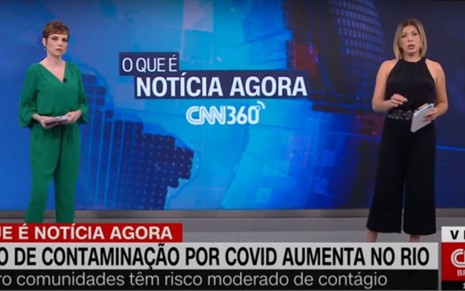 Gloria Vanique e Daniela Lima no CNN 360º, da CNN Brasil