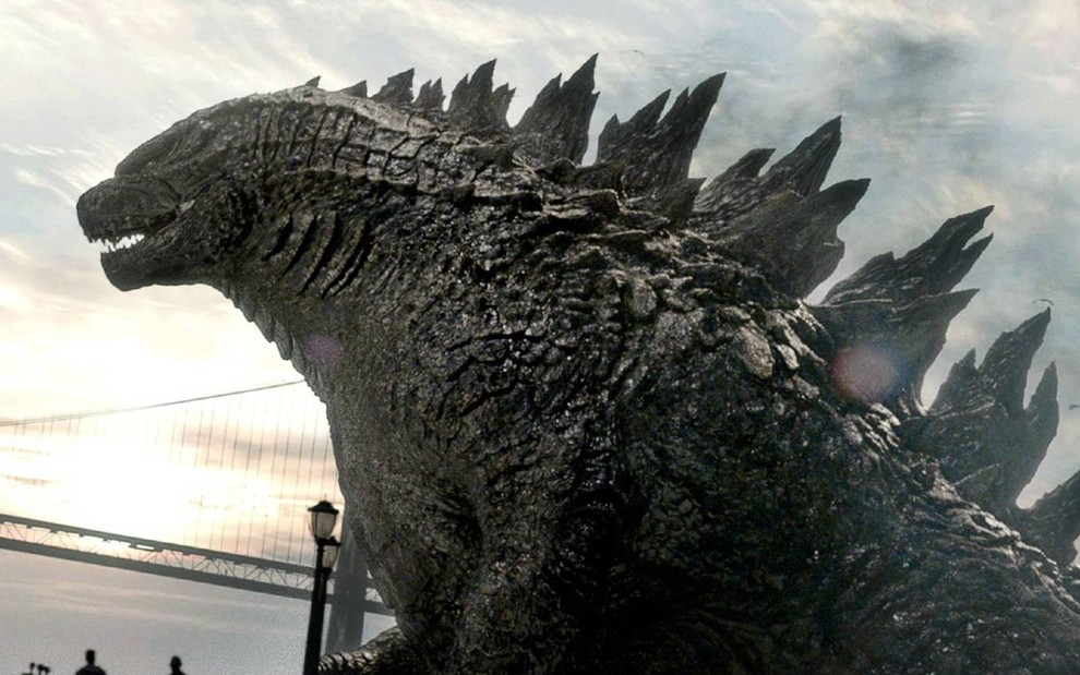 Ilustração do filme do monstro Godzilla