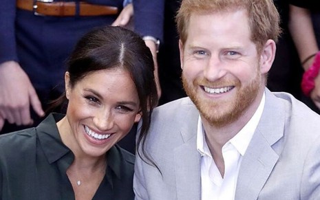Príncipe Harry e Meghan Markle em foto publicada no Instagram oficial do duque e da duquesa de Sussex