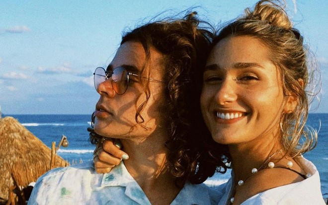 O cantor gospel João Figueiredo e sasha Meneghel em foto publicada no Instagram