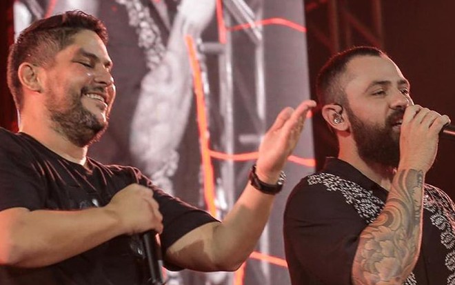 Jorge & Mateus em show no Centro de Tradições Nordestinas, em São Paulo