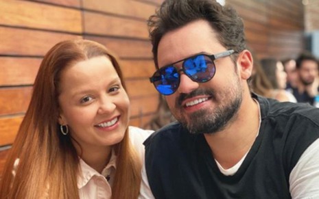O casal de cantores Maiara e Fernando Zor em foto publicada no Instagram neste domingo