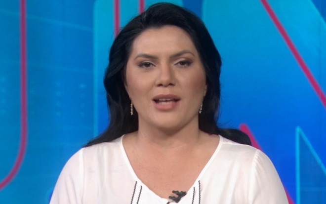 Imagem de Ellen Ferreira no Jornal Nacional, em outubro de 2019
