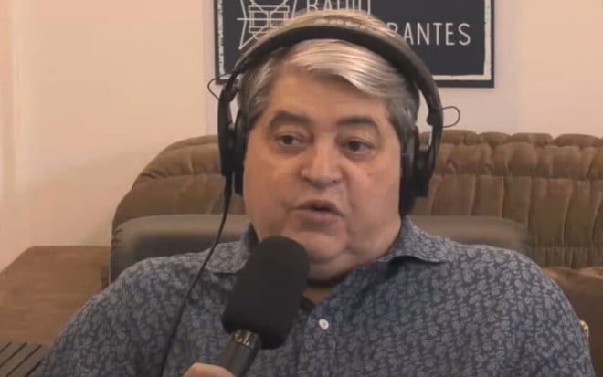 José Luiz Datena falando no programa Manhã Bandeirantes de segunda-feira (7)