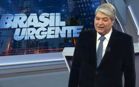 José Luiz Datena no comando do Brasil Urgente desta terça-feira (30)