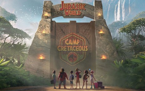Imagem promocional de Jurassic World: Acampamento Jurássico