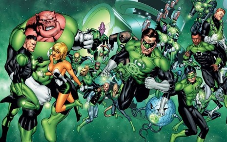 Imagem ilustrativa dos quadrinhos do Lanterna Verde editado e lançado pela DC Comics