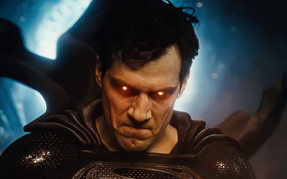 Henry Cavill como Superman na versão do diretor Zack Snyder de Liga da Justiça