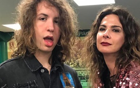 Lucas Jagger e Luciana Gimenez em foto publicada no Instagram em novembro de 2018 
