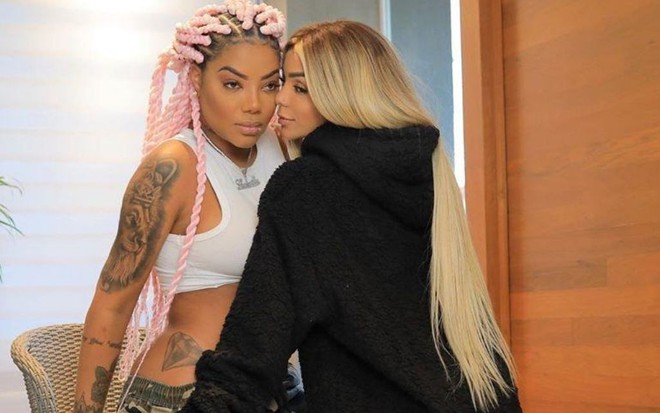 Ludmilla e Brunna Gonçalves em  publicação no Instagram da cantora