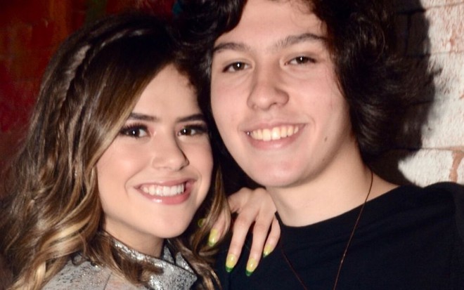 Maisa Silva e Nicolas Arashiro no aniversário de Jade Picon, em 29 de setembro de 2019, em São Paulo