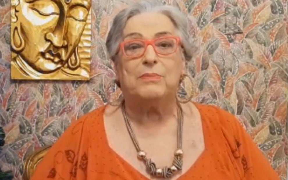 Mamma Bruschetta em vídeo para seu canal no YouTube em dezembro de 2020